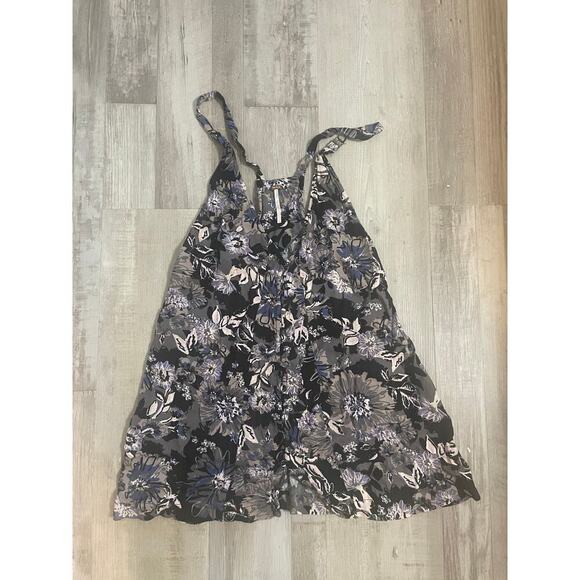 Free People Jump and Jive Floral Mini Dress size 2 - Picture 10 of 13